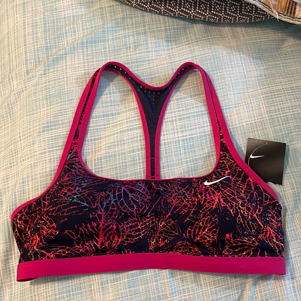 Nike, swim top, pink, multicolored